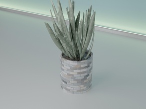 ziegel topf 41 pflanze spongebob kaktus blatt blume vase sand kunst zuhause haus schüssel dekoartion schreibtisch pflanzer hause saftig gartenarbeit geschirr botanisch dekor 3d print model - Mito3D