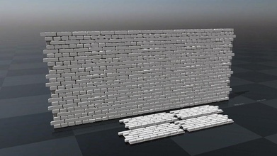 mattoni parete arredamento mattone bloccare blocchi edificio decorazione decorativo design ingegneria casa domestico lego medelis modello progetto fai pareti passatempo 3d print model - Mito3D
