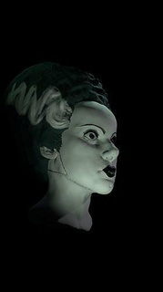 gelin Frankenstein Elsa Lanchester canavar korku rankenstein büst karakter cadılar bayramı heykel Sanat heykeller 3d print model - Mito3D