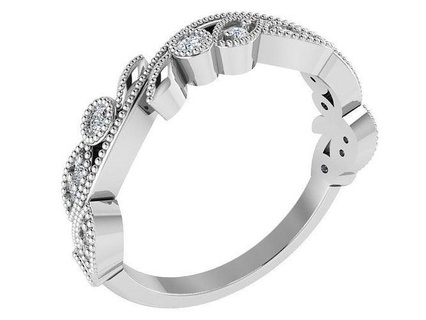 ponte squillare 2761 3d Stampa modello oro diamante spianare gioielleria argento produzione moda design Fidanzamento gemma stampabile sterlina braccialetto cubano orecchino collana pendente anelli braccialetti 3d print model - Mito3D