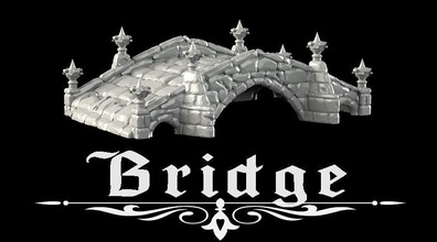 bridge games-toys gothic fantasy scenics scenario diablo miniature edinburgh architecture cemetery role playng rpg pathfinder dungeon dragons games toys other 3d print model - Mito3D