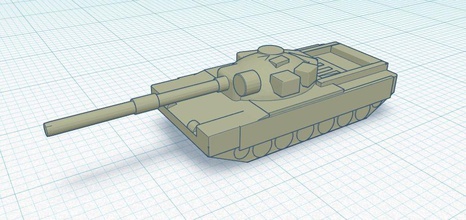británico centurion tanque guerra 6mm escala juego mesa vehículo militar ejército fría juegos juguetes accesorios 3d print model - Mito3D