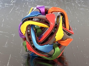 ir cubo jaqueta a arte matemática 3dprinting artchallenge 3d print model - Mito3D