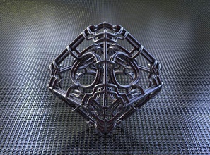 bro Oktaeder-Schleife Kunst math 3dprinting Draht Dekor artchallenge mathematische 3d print model - Mito3D