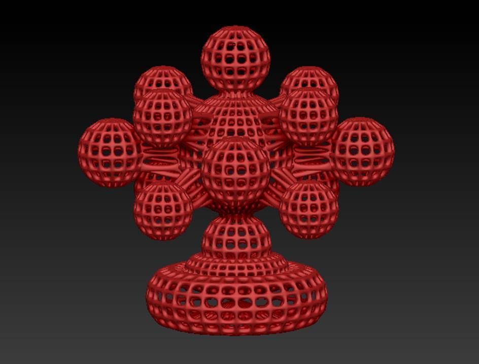 bro sfera orbita art per la matematica arredamento homedecor 3dprinting hobby makerschallenge artchallenge matematiche arte 3D print model - Mito3D