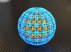 bro sphère de la structure art les mathématiques 3dprinting décor hoedecor makerschallenge artchallenge mathématique 3d print model - Mito3D