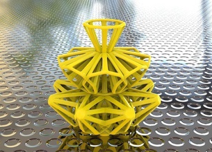 bro tissé en forme de cône art les mathématiques décor homedecor 3dprinting passe-temps artchallenge makerschallenge mathématique 3d print model - Mito3D