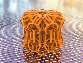intrecciata cilindro arte matematica arredamento home decor 3dprinting passatempo makerschallenge matematico artchallenge 3d print model - Mito3D