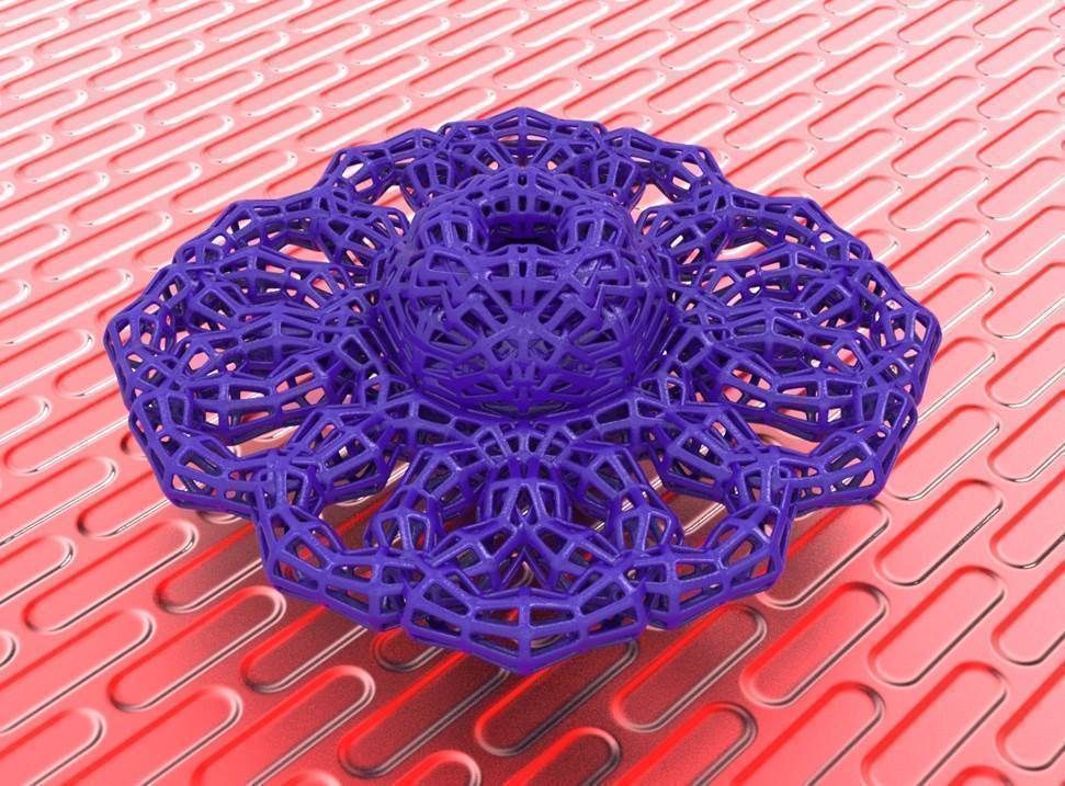 intrecciata grumoso toro arte matematica arredamento home decor passatempo makerschallenge matematico artchallenge 3D print model - Mito3D