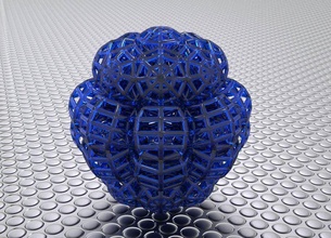frérot tissé sphère art math décor décoration maison loisir 3dprinting makerschallenge mathématique 3d print model - Mito3D