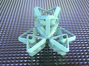 bro tejido tetraedro 2 art de matemáticas decoración casa 3dprinting hobbies makerschallenge artchallenge matemática 3d print model - Mito3D