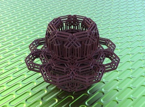 kardeşim dokuma torus sanat matematik dekor homedecor 3dprinting hobi makerschallenge matematiksel artchallenge 3d print model - Mito3D