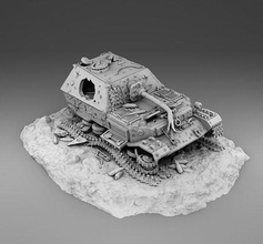 broken german tank ferdinand war ww2 weapon germany ussr 3dmodel 3dprinting games toys 3d print model - Mito3D