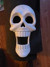 arroyo máscara trozo hueso cráneo personaje luffy anime cosplay pirata manga alma rey pieza pasatiempo bricolaje diy 3d print model - Mito3D
