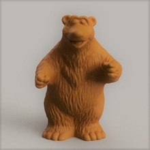 brun animal beer bear nature teddy forest zoo grizzly africa games toys 3d print model - Mito3D
