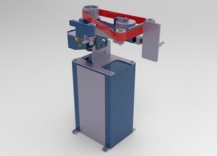 escova máquina polonês indústria ferramenta manufatura equipamento metal aço robô Ciência 3d print model - Mito3D