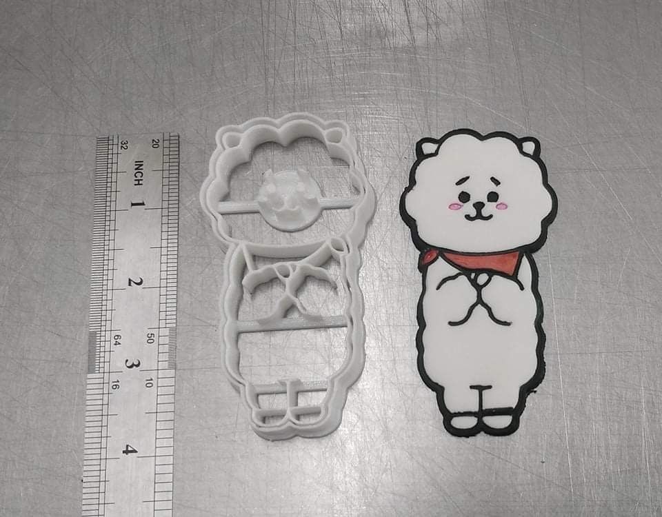 bt21 biscoito cortadores cortador cozimento comida bolacha pastelaria bts mang cozinhado agitado koya rj tata furgão chimmy pão cozido bolo sobremesa passatempo faça 3D print model - Mito3D