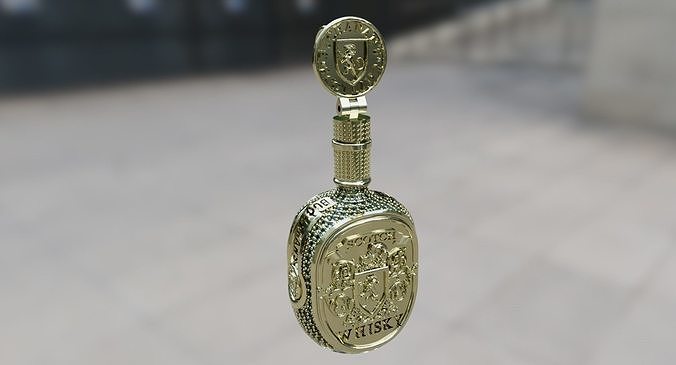 buchanans garrafa ouro joalheria prata imprimível diamante argolas jóia jóias gema Casamento noivado pingentes 3D print model - Mito3D