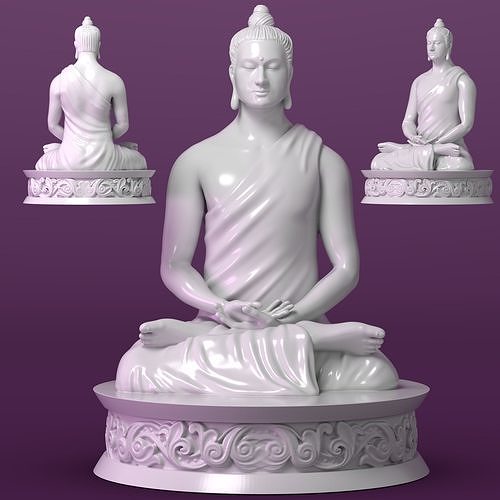 buda buddha religione dio statua scultura jesu divinità cristiano natajara ganesha lakshmi shiva arte sculture 3D print model - Mito3D