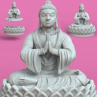 buda Bouddha Lakshmi natajara Shiva méditer Seigneur déité budai bu dai Japonais prier méditation Ganesha Gautama om dharma art sculptures 3d print model - Mito3D