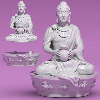 buda Buda lakshmi natajara shiva indu Índia meditar senhor divindade budai bu dai japonês orar rezar meditação ganesha arte esculturas 3d print model - Mito3D