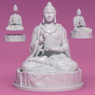 buda gautama buddha lakshmi natajara shiva indu meditar lord deidad budai bu dai japones orar resar meditation ganesha om dharma art sculptures 3d print model - Mito3D