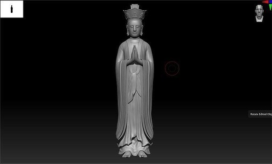 Bouddha 3d modèle 2 impression blend obj stl figure sculpture statue marbre art bouddhisme religiou sculptures 3d print model - Mito3D