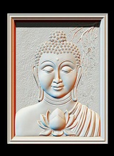 buddha arte digitale scultura sculture 3d print model - Mito3D