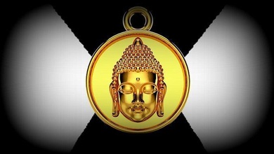 buda cabeça charme pingente moda joalheria estátua budda hong siddhartha gautama budismo zen religião ídolo deus asiática mosteiro fácil budha sidharta meditação hinduísmo pingentes 3d print model - Mito3D