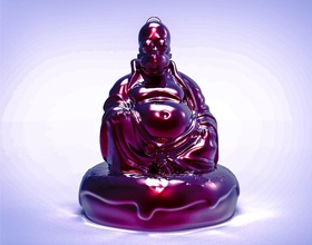 buddha omero budha 3dprint model3dprint amore lusso meditazione stampabile figurina zen giochi giocattoli 3d print model - Mito3D
