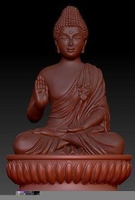 buddha idol 3d printable model sculpture statue art religion temple sculptures 3d print model - Mito3D