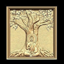 buda foto quadro armação 3dprint escultura madeira budahomedecoração moldura budismo imprimível meditação deus religião arte esculturas 3d print model - Mito3D