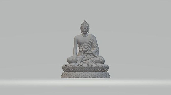 Buda estatua escultura antiguo figura religión Dios espiritualidad cultura premio religiou objeto deidad Ganesha meditación escaneado modelos Arte esculturas 3d print model - Mito3D
