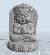 buddha statue sculpture art god sculptures 3d print model - Mito3D
