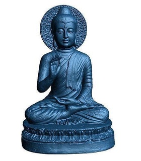 Bouddha statue 2 méditation spiritualité art rond sculpture figure traditionnel religion idée sculptures 3d print model - Mito3D