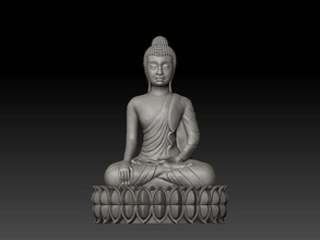 buddha thai art thailand metric sculptures 3d print model - Mito3D