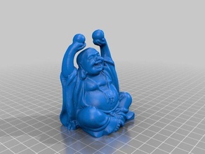 figure bouddha flexible petit décorer science 3d print model - Mito3D