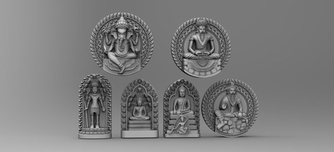 bouddha statues 3d 3dmodel sculpter 3dprinting thaïlande art sculptures 3d print model - Mito3D