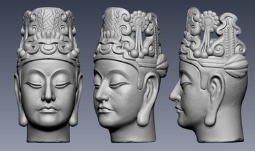 bouddhiste trésors sculpture statue art Bouddha ancien classique religion temple homme sculptures 3d print model - Mito3D