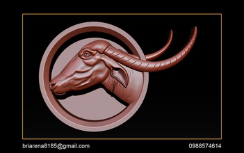 búfalo 3d stl modelo alívio cnc animal capa bovino touro cabeça africano arrumado carne toro arte esculturas líder 3dmodel matemático 3d print model - Mito3D