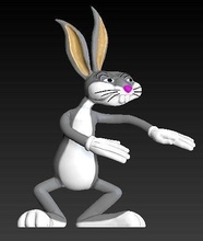 loco conejito comunista animal bugs bunny juegos juguetes 3d print model - Mito3D