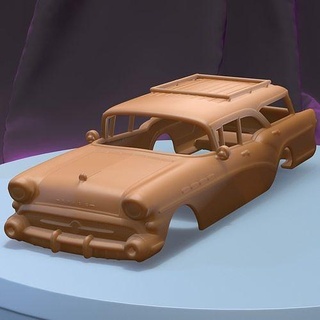 Buick siglo caballero vagón 1957 imprimible coche vehiculo cuerpo espacio scalextric Tamiya rc miniz controlar tractor ninco kyosho scx axial juegos juguetes juego accesorios 3d print model - Mito3D