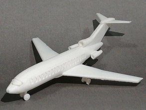 accertabile aereo aeroporto volo veicolo volare Jet commerciale mini Giochi giocattoli 3d print model - Mito3D