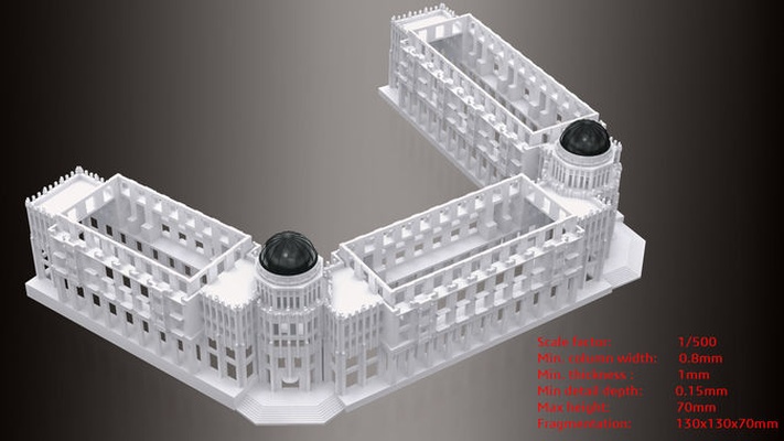 inşaat 3d baskı bina site mimari apartman dış ev 3d print model - Mito3D