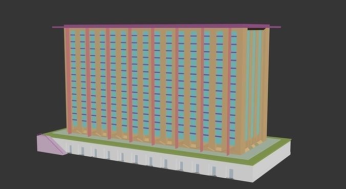 bina inşa etmek mimari Kent dış kentsel sokak apartman şehir manzarası ev mekan 3D print model - Mito3D