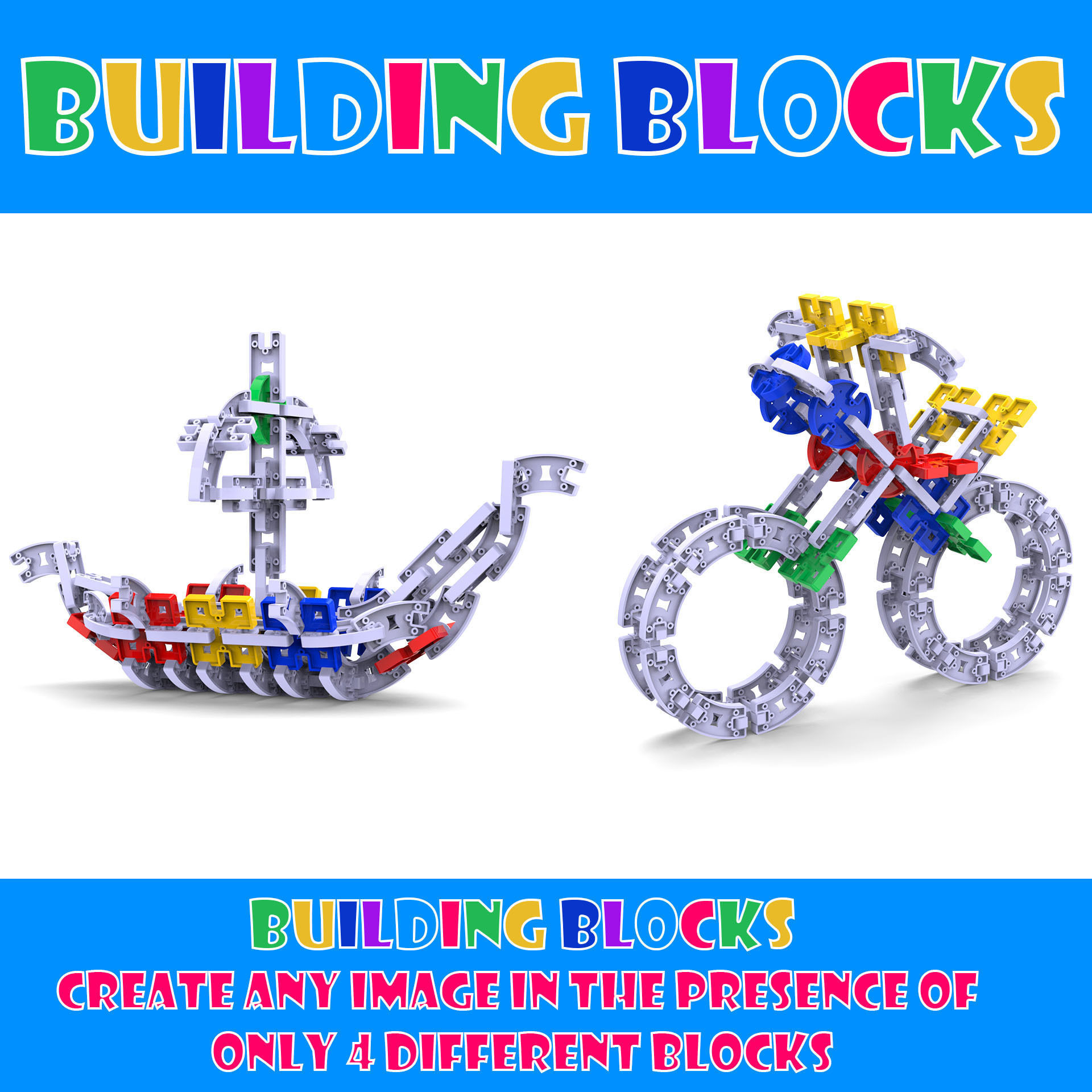 bâtiment blocs jouet lego brique gamins 3d impression modèle Jeux jouets 3D print model - Mito3D