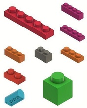 building bricks toy upcrid easy print game design games toys puzzle 3d print model - Mito3D