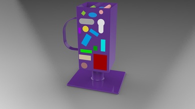 edificio juego juguetes desafío listo imprimir fácil interior oficina café juegos fbx casa mesa cafetera 3d print model - Mito3D