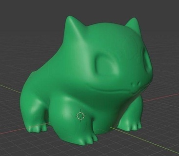 bulbasaur pokemon macetas planta nintendo amiibo juegos juguetes 3d print model - Mito3D