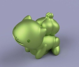 bulbasauro narguilé bocal boca adaptador cachimba passatempo faça bulbasur shisha 3d print model - Mito3D